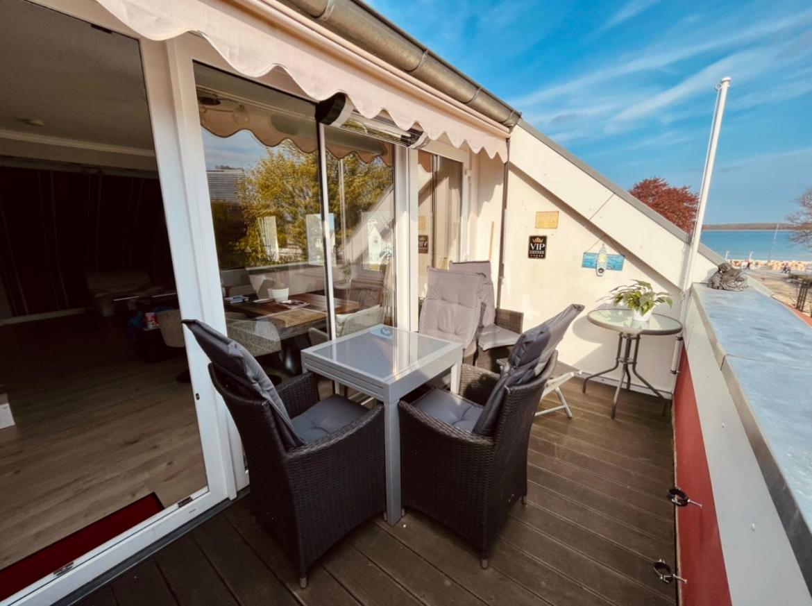 3Sz Penthaus Luna Am Sandstrand Mit Meerblick & Balkon Lubeck Luaran gambar